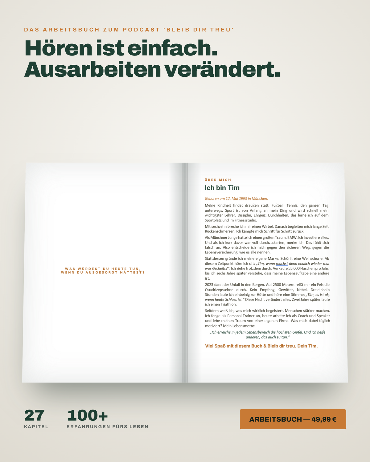 BLEIB DIR TREU | Das Arbeitsbuch zum Podcast